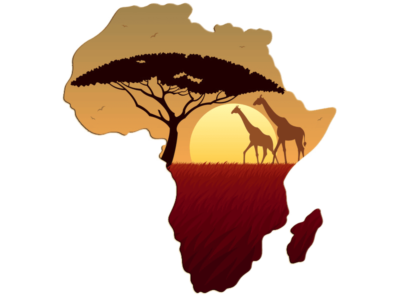 Map of Africa PNG Image File